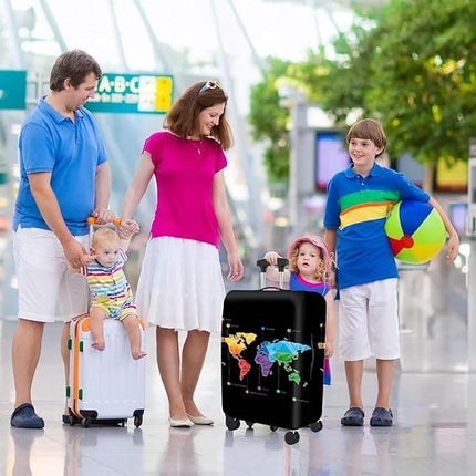 18-32 Inch Elastic Suitcase Cover, Washable Luggage Protector Reusable Travel Protective Cover, M 22-24 Inch.