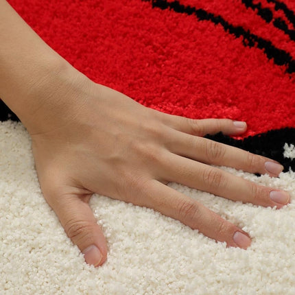 Christmas Santa Claus Bath Mat, Soft Non-Slip Absorbent, Machine Washable, for Living Room and Bathroom.
