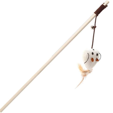 4 pcs Interactive Cat Toy with Bell and Teaser, for Playful Cats.