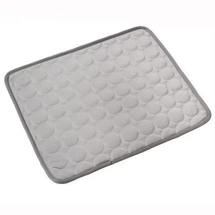 Cooling Mat for Dogs and Cats, 70x55cm, Breathable, Multiple Colors Available, Gray.