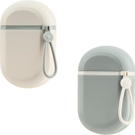 2-Pack Portable Soap Dish with Drainage Grid and Handle, Waterproof Travel Soap Storage for Outdoor Activities.