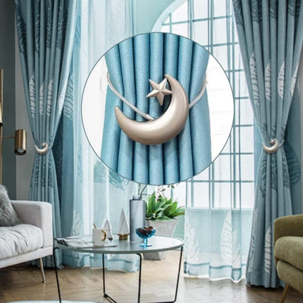 2 pcs Magnetic Curtain Ties Clips for Attachment and Fixation, Decorative and Practical.