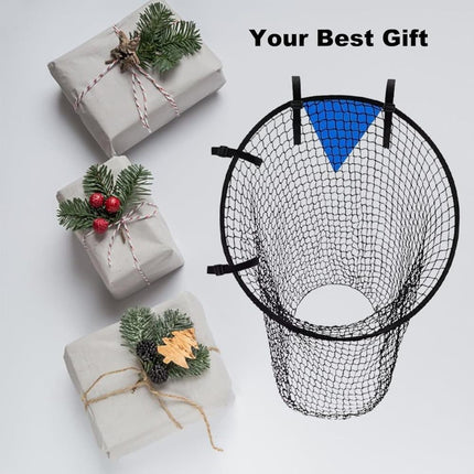 2-Pack Black Soccer Goal Net for Shooting Training, Portable Foldable, for Backyard and Park, 6x4ft.