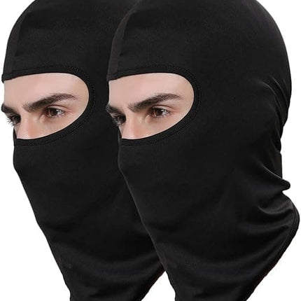 2-Pack Balaclava Face Mask Ski Mask Bandana.