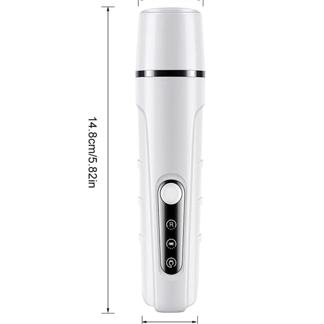 2-in-1 Electric Nail Clippers for Dogs and Cats, Pet Nail Trimmer with LED Light and Low Noise, Compatible with All Breeds, SZ2.