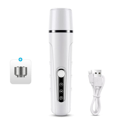 Electric Nail Clippers for Dogs and Cats with LED Light, Low Noise Pet Nail Trimmer, Compatible with All Breeds, SZ1.
