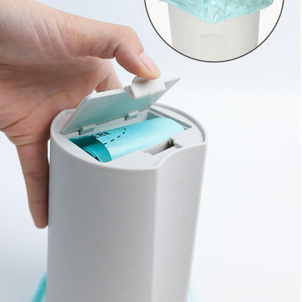 2-in-1 Litter Box Scoop with Holder and Waste Bags, Non-Slip Durable Pet Cleaning Tool.