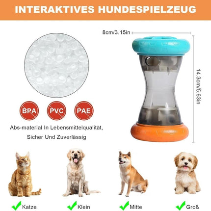 1 Pack Interactive Dog Toy Rolling Food Dispenser for Intelligence Training.