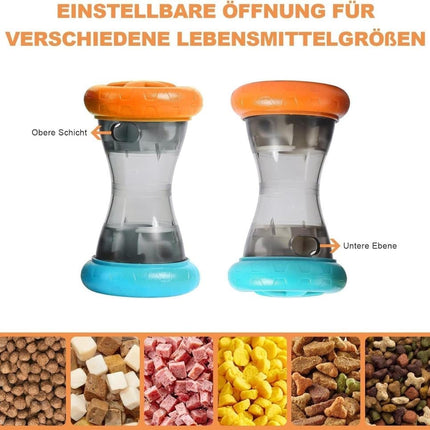 1 Pack Interactive Dog Toy Rolling Food Dispenser for Intelligence Training.