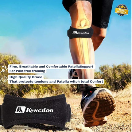 2 pcs Adjustable Knee Pads for Running, Compatible with Most Brands.