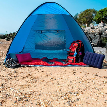 Inflatable Pillow, Lightweight Compact Camping Pillow for Outdoor Travel Activities, Dark Blue, 47x30cm.