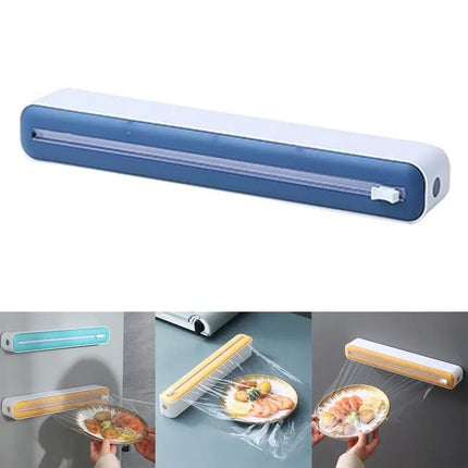 Blue Foil Cutter Holder for Aluminum and Plastic Foil, 36x7x5cm.