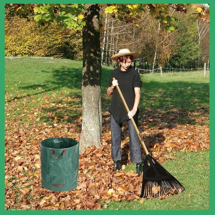 120L Large Capacity Garden Bags with Handles, Self-Standing and Robust for Leaves Lawn Hedges and Garden Waste, 45 x 76cm.