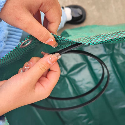 120L Large Capacity Garden Bags with Handles, Self-Standing and Robust for Leaves Lawn Hedges and Garden Waste, 45 x 76cm.