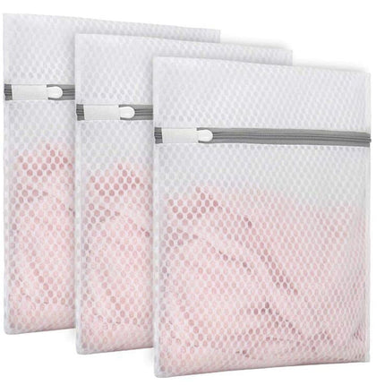 3-pack Laundry Bag for Washing Machine and Dryer, Small, Compatible with Travel Laundry Net.