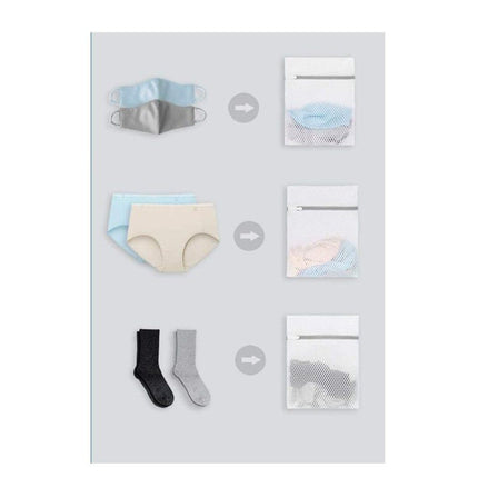 3-pack Laundry Bag for Washing Machine and Dryer, Small, Compatible with Travel Laundry Net.