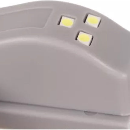 Cabinet Lighting | Refrigerator Lighting | Hinge Lighting | 3 LEDs | White Light | Light Sensor | Incl. Batteries | 1 Piece.