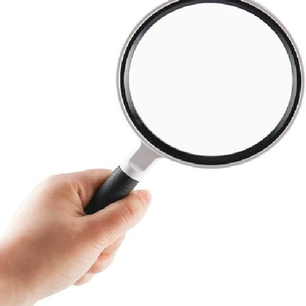 Luxury Magnifying Glass | Reading Magnifier | Handheld Magnifying Glass | Magnifying Glass | Insect Magnifying Glass | Magnifying Glass | 75 mm | 3X Magnification | Black and White.