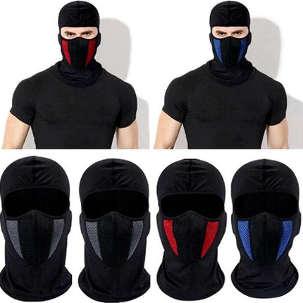 Balaclava | Neck Warmer | Bivouac | Face Mask | Motorcycle Cap | Skiing | Snowboarding | Motorcycling | Black/Gray.