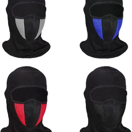 Balaclava | Neck Warmer | Bivouac | Face Mask | Motorcycle Cap | Skiing | Snowboarding | Motorcycling | Black/Gray.