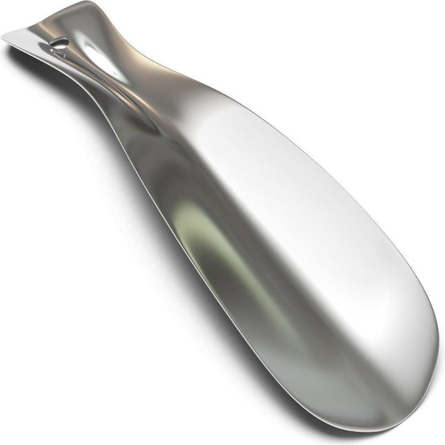 Shoehorn – Stainless Steel – Metal - 15 cm.