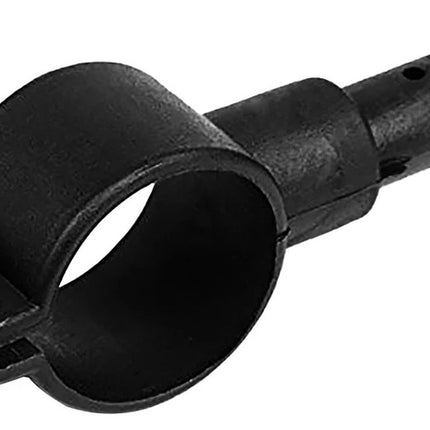 Bicycle mirror - rearview mirror with red reflector.