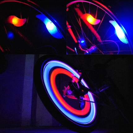 spoke lighting Spoke wheel LED lighting - green - Children's bicycle wheel lighting SET PRICE 2 pieces bicycle light spoke wheel lighting Sinterklaas gift stocking stuffer.