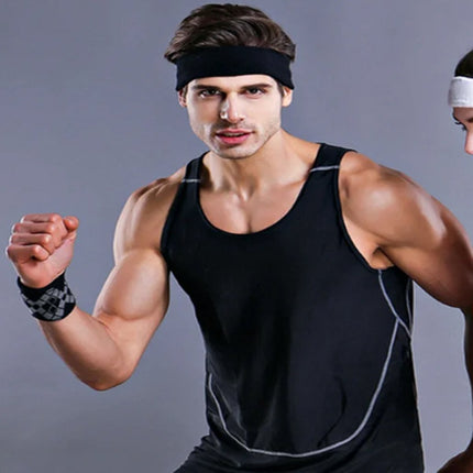 Headband | Headband | Sweatband | Sweatbands | Head | Sports band | Black.