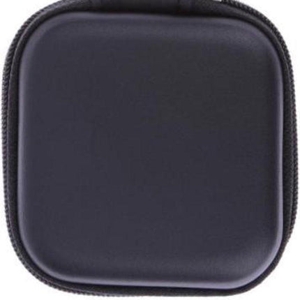 Hard Case Earphone Case | Storage Bag for Earphones | Cable Pouch | Storage Case for Cable | In-Ear Earphones | Key Holder | Coin Holder | Keys | Coins | Travel Bag | Black | Storage Bag | Storage Space | Phone Accessories | Electronics Protector.