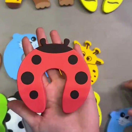 Door Stoppers Animal I Baby and Child Door Protectors I Door Protection I Foam / Foam I Animal Door Stopper I 4 Pieces.