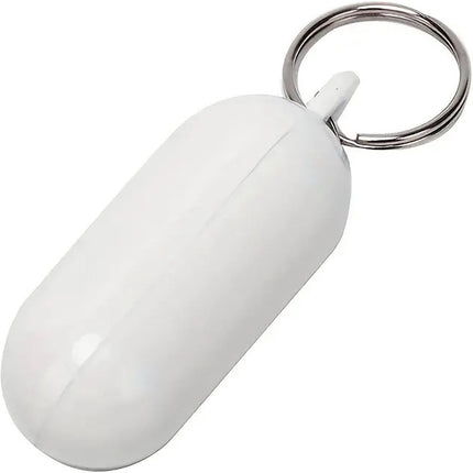Floating Keychain I ABS I Bumper I Key Driver I Floating I Oval I White.