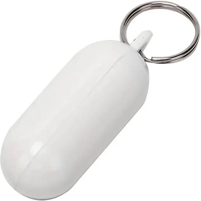 Floating Keychain I ABS I Bumper I Key Driver I Floating I Oval I White.