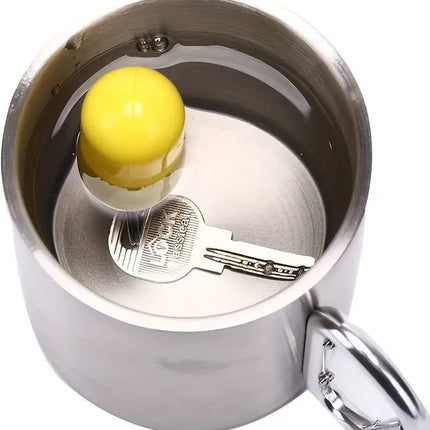 Floating Keychain I ABS I Bumper I Key Driver I Floating I Oval I White.