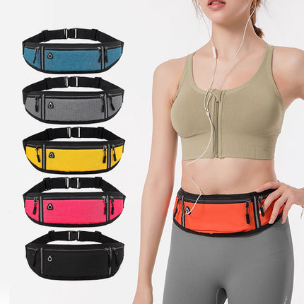 Waist Bag | Running Belt | With Phone Holder | With Smartphone Holder | Reflective | Running Bag | Blue.