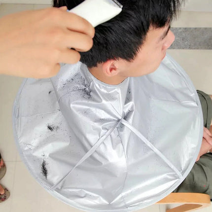 Grey Hairdresser's Cape.