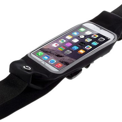 Sports Band Suitable for iPhone 6, 6s, and 7, 8 - Running - Sports - Waistband - Black.