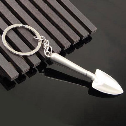 Keychain Shovel | Key Holder | Small Keychain Shovel | Silver.