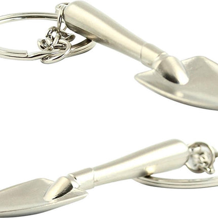 Keychain Shovel | Key Holder | Small Keychain Shovel | Silver.