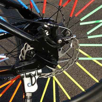 Spoke Bicycle Reflectors Bicycle Wheel 12 Pieces | Spoke Reflectors | Wheel Reflectors | Glow In The Dark | Yellow.