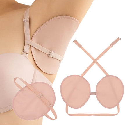Anti-Sweat Pads | Anti-Perspirant Underarm Pads | Anti-Sweat | Dual Layer | Reusable | Washable | Adjustable Strap | 1 Pair.