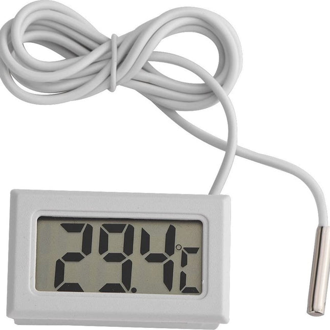 Refrigerator Thermometer | Aquarium Thermometer | Digital Freezer Thermometer | Deep Freezer Thermometer | White.