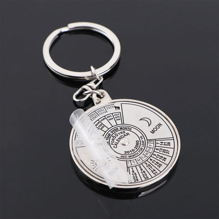 Keychain - New - Hot Sale - 2010 to 2060 - 50 Years - 'Everlasting' Calendar - Calendar - Unisex Keychain - Metal Car Keychain - Ring - Gift - Outdoor - Camping.