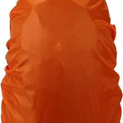 Universal backpack rain cover 25 to 35 liters - Orange.