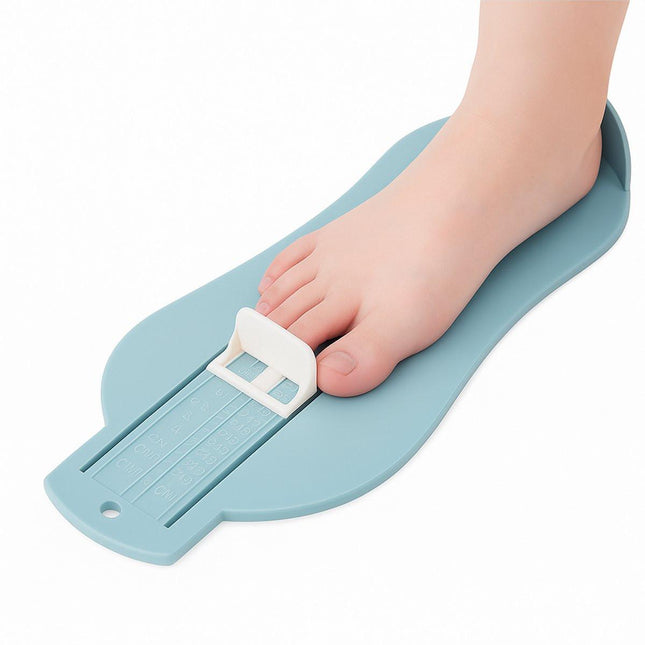 Child's Foot Measuring Tool | Child's Shoe Size Measuring Tool | Measure Foot Size | Baby Shoe Measuring Tool | Baby Size | Blue.