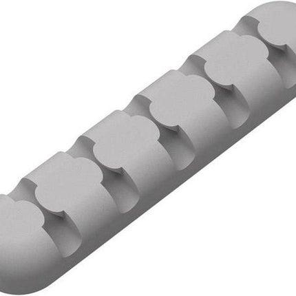 Self-Adhesive Cable Holder | Cable Organizer | Cable Clips | Self-Adhesive Cable Clips | Cable Clamp | Cable Holder | For 5 Cables | Gray.
