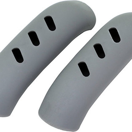 2-Piece Silicone Pot Handle Grips | Prevents Hands from Burning | Heat Resistant and Wear Resistant | Pot Lid Grip | Pan Grip | Extra Grip | Grey.