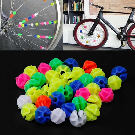 Spoke Beads Bicycle Wheel 36 Pieces | Spoke Reflectors | Glow In Dark | Wheel Reflectors Children's Bicycle | Multicolor.