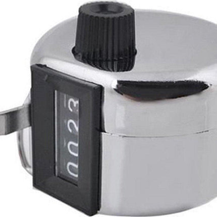 Handheld Counter | People Counter | Manual Click Counter | 4-Digit | Silver | 2 Pieces!.