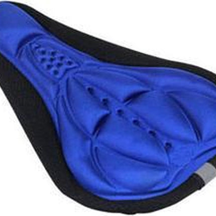 Gel saddle cover - Blue - Comfortable Cycling.