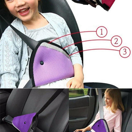 Car Seatbelt Cover | Child Seatbelt Protector | Child Seatbelt Cushion | Seatbelt Tensioner | Child Safety | Red.
